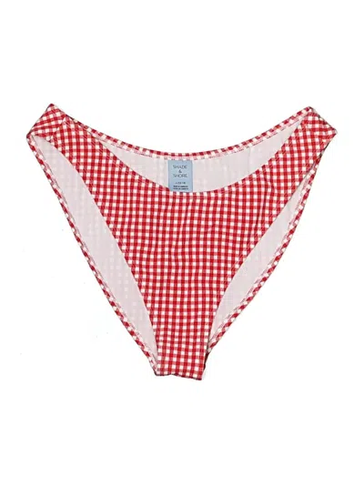 Pre-owned Shade & Shore Swimsuit Bottoms In Red