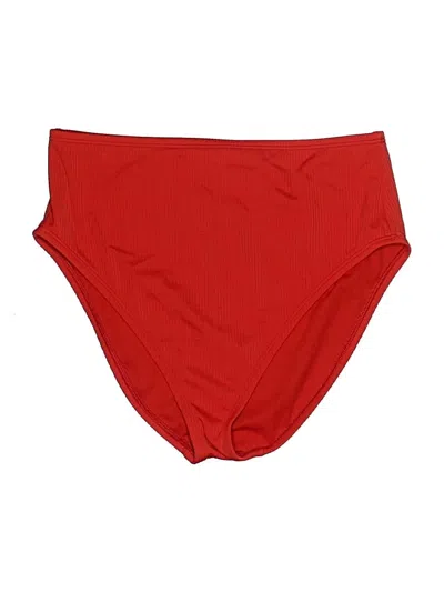 Pre-owned Shade & Shore Swimsuit Bottoms In Red