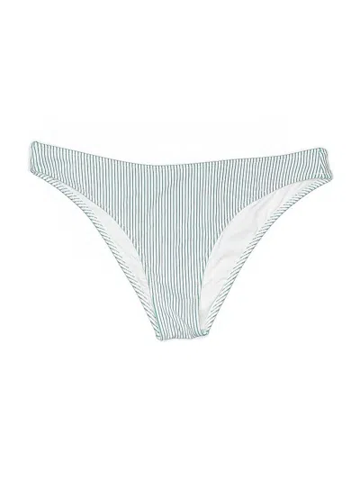 Pre-owned Shade & Shore Swimsuit Bottoms In White