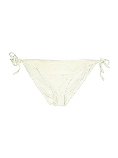 Pre-owned Shade & Shore Swimsuit Bottoms In White