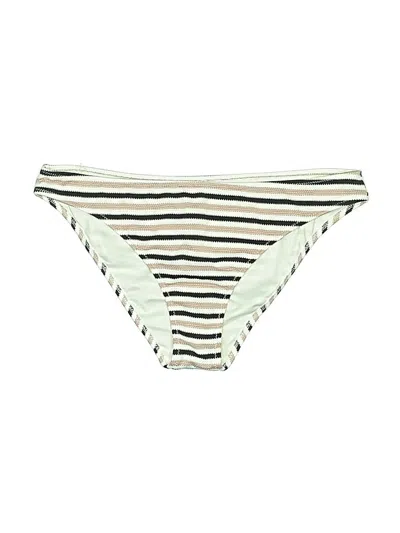 Pre-owned Shade & Shore Swimsuit Bottoms In White