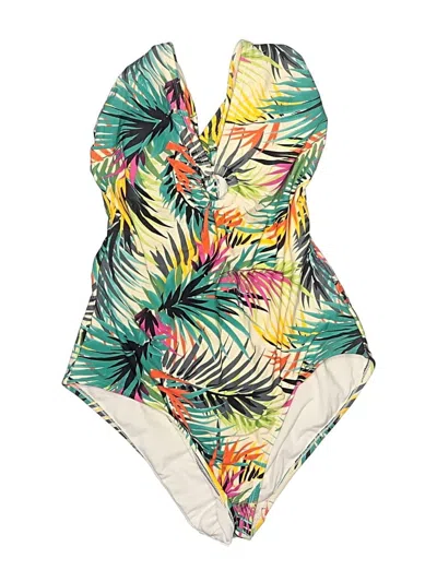Pre-owned Shade & Shore Swimsuit Cover Up In Green