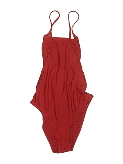 Pre-owned Shade & Shore Swimsuit Cover Up In Red