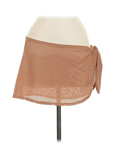 Pre-owned Shade & Shore Swimsuit Cover Up In Tan