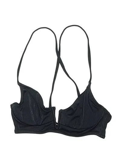 Pre-owned Shade & Shore Swimsuit Top Black Swimwear