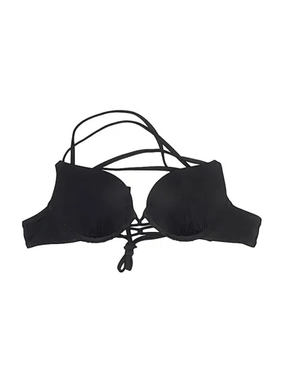 Pre-owned Shade & Shore Swimsuit Top Black Swimwear