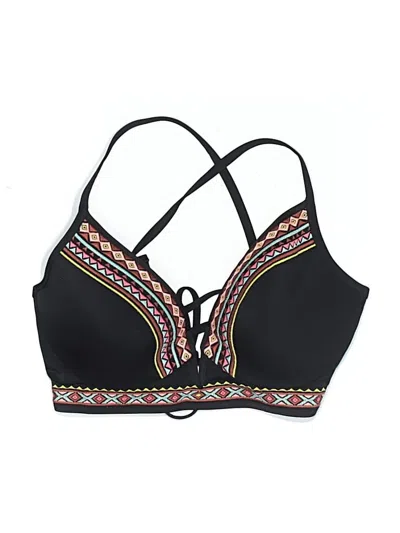 Pre-owned Shade & Shore Swimsuit Top Black Swimwear