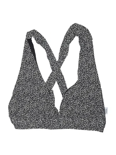 Pre-owned Shade & Shore Swimsuit Top Black Swimwear