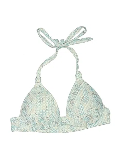 Pre-owned Shade & Shore Swimsuit Top Blue Swimwear