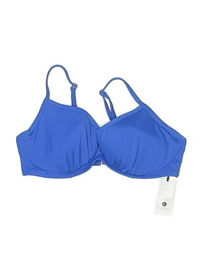 Shade & Shore Swimsuit Top Blue Swimwear