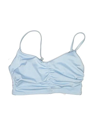 Shade & Shore Swimsuit Top Blue Swimwear