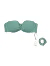 Shade & Shore Swimsuit Top Green Swimwear In Green