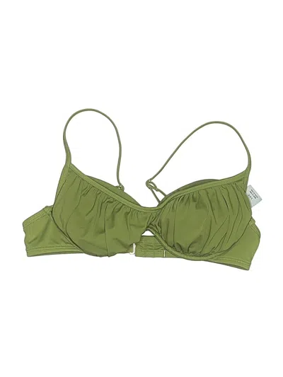 Shade & Shore Swimsuit Top Green Swimwear