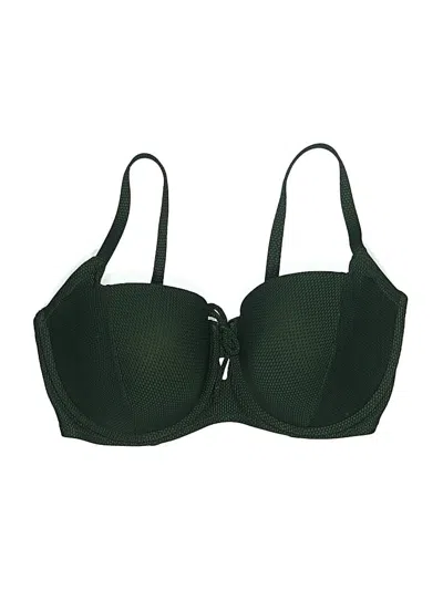 Pre-owned Shade & Shore Swimsuit Top Green Swimwear
