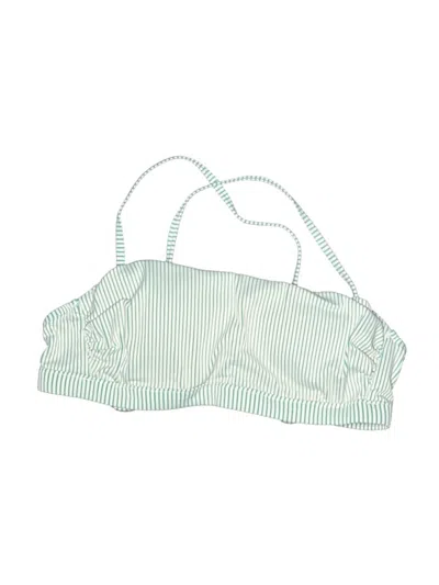 Pre-owned Shade & Shore Swimsuit Top Green Swimwear