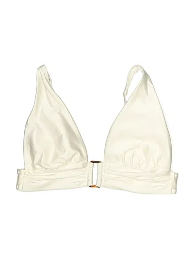 Pre-owned Shade & Shore Swimsuit Top Ivory Swimwear