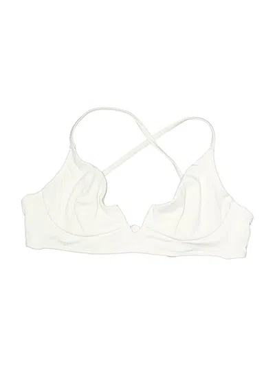 Pre-owned Shade & Shore Swimsuit Top Ivory Swimwear