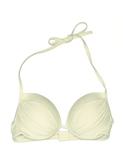 Pre-owned Shade & Shore Swimsuit Top Ivory Swimwear In White