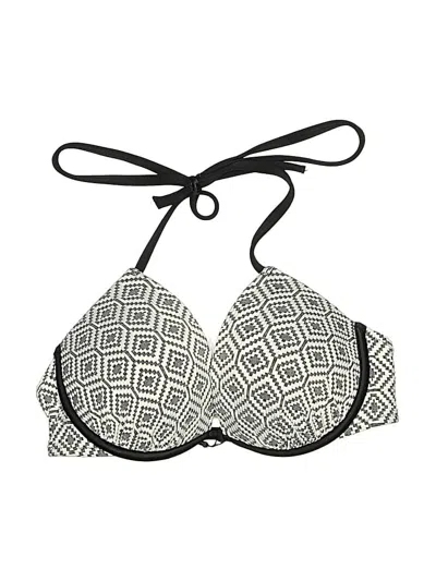 Pre-owned Shade & Shore Swimsuit Top Ivory Swimwear In White