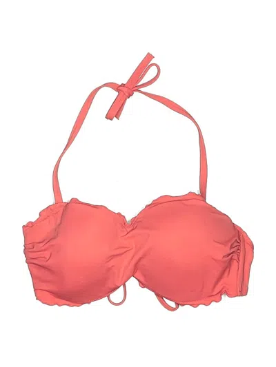 Pre-owned Shade & Shore Swimsuit Top Orange Swimwear