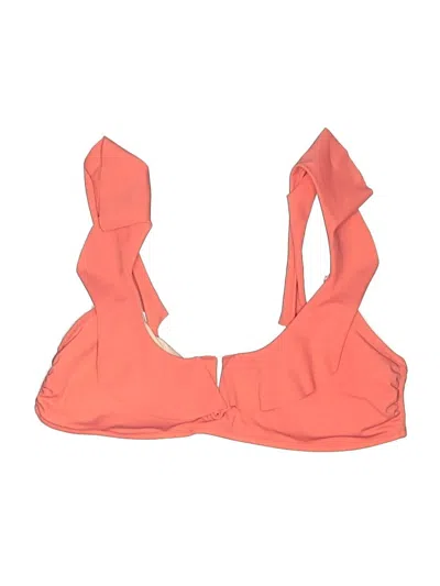 Pre-owned Shade & Shore Swimsuit Top Orange Swimwear