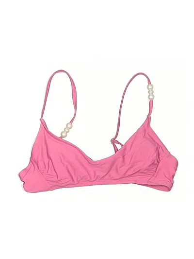 Pre-owned Shade & Shore Swimsuit Top Pink Swimwear