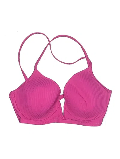 Pre-owned Shade & Shore Swimsuit Top Pink Swimwear