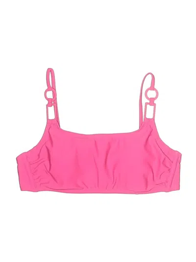 Pre-owned Shade & Shore Swimsuit Top Pink Swimwear