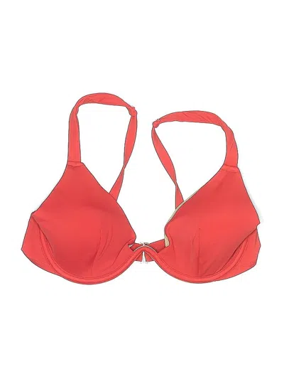 Pre-owned Shade & Shore Swimsuit Top Red Swimwear