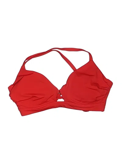 Pre-owned Shade & Shore Swimsuit Top Red Swimwear
