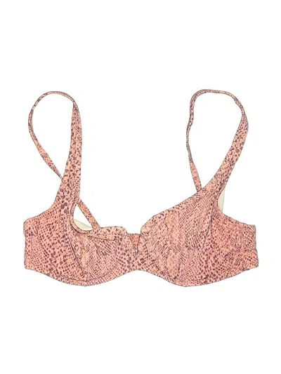 Pre-owned Shade & Shore Swimsuit Top Tan Swimwear