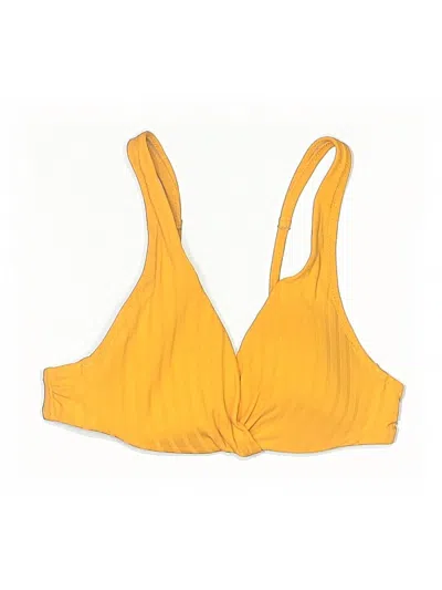 Pre-owned Shade & Shore Swimsuit Top Yellow Swimwear