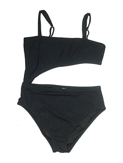 Pre-owned Shade & Shore Two Piece Swimsuit In Black