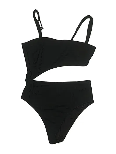 Pre-owned Shade & Shore Two Piece Swimsuit In Black