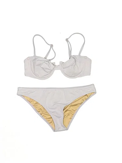 Pre-owned Shade & Shore Two Piece Swimsuit In Gold