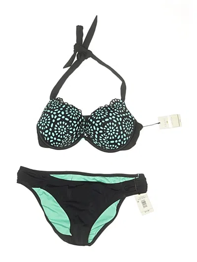 Pre-owned Shade & Shore Two Piece Swimsuit In Teal