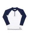 Shade Critters Boys' H2o Rash Guard - Little Kid In White