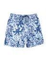 Shade Critters Boys' Tiki Tide Swim Trunks - Little Kid In Blue