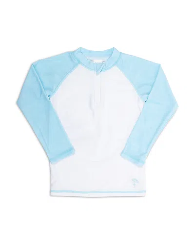 Shade Critters Boys' Water Appearing Sharks Rashguard - Little Kid In White