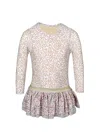 Shade Critters Ditsy Leopard Girls Long Sleeve One Piece &amp; Tutu Swim Set