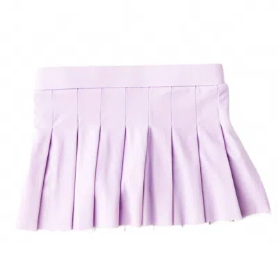 Shade Critters Kids' Girl's Pleated Athletic Skort In Lavender In Purple