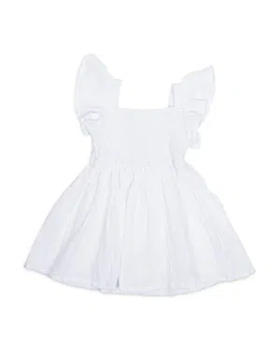 Shade Critters Girls' Smocked Gauze Dress Cover-up - Little Kid, Big Kid In White
