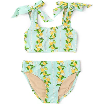 Shade Critters Kids' Citrus Grove Two-piece Swimsuit In Mint