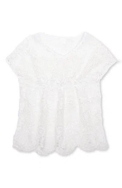 Shade Critters Kids' Crochet Caftan In White