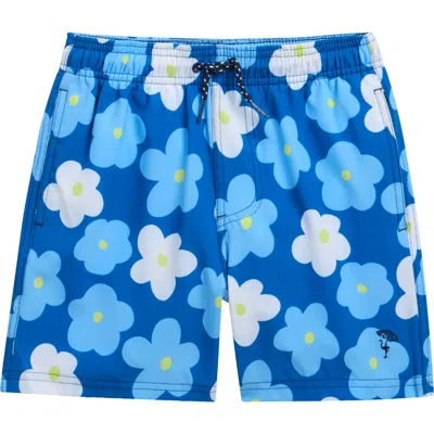 Shade Critters Kids' Daisy Swim Trunks In Blue