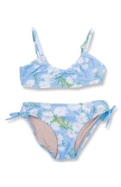 Shade Critters Kids' Garden Party Two-piece Swimsuit In Blue Multi