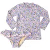 Shade Critters Kids' Long Sleeve Two-piece Rashguard Swimsuit In Blue