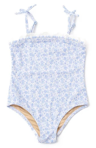 Shade Critters Babies'  Kids' Tie Strap One-piece Swimsuit In Purple