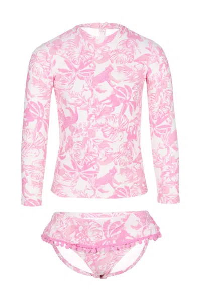 Shade Critters Pink Paradise Long Sleeve Swimsuit Set