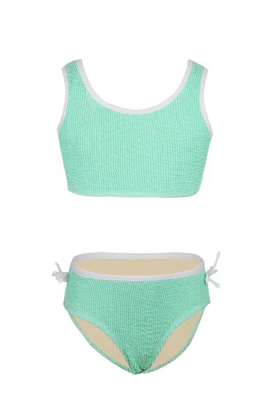 Shade Critters Seashell Crinkle Mint Bikini In Green